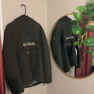 Napapijri Men’s M Rainforest Winter Jacket - Khaki